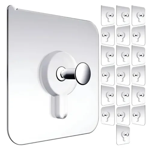 Kit 22 Peças Ganchos De Parede Adesivos Pendurar Sem Pregos