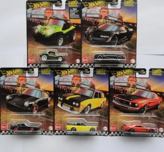 hot wheels boulevard premium kit com 5 minis novo veja porsche datsun bugatti
