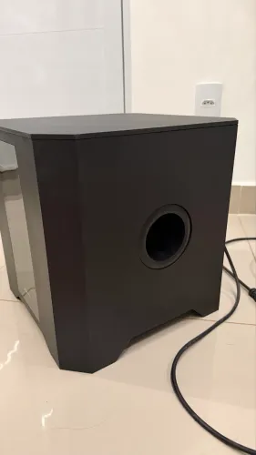 Subwoofer Ativo Caixa Frahm RD SW10 10 polegadas 150 Watts Rms Bivolt