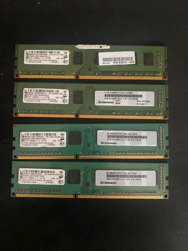 Memória RAM DDR3 kit 16gb 4x4