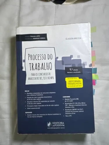 Livro Processo do Trabalho 