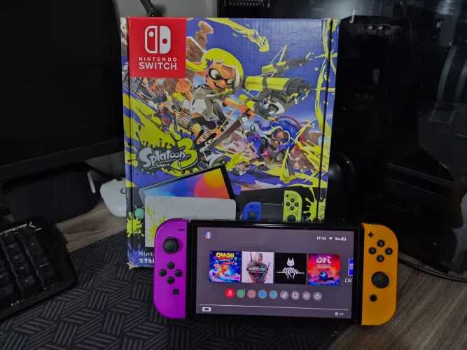 Nintendo switch Oled DESBLOQ. (Sou de Santos)