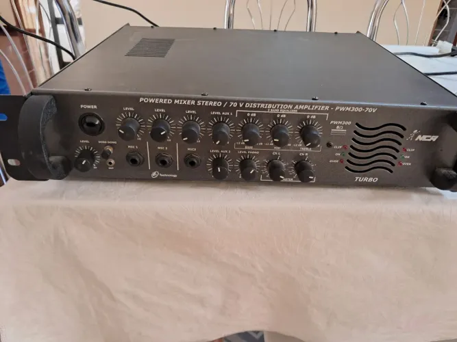 Amplificador NCA PWM300-70V turbo