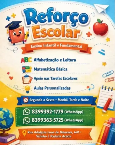 Reforço escolar personalizado