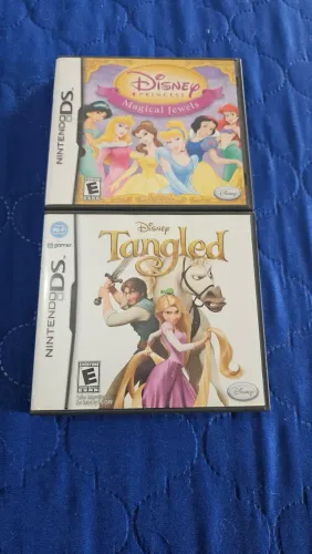 Jogos DS enrolados e Disney princess