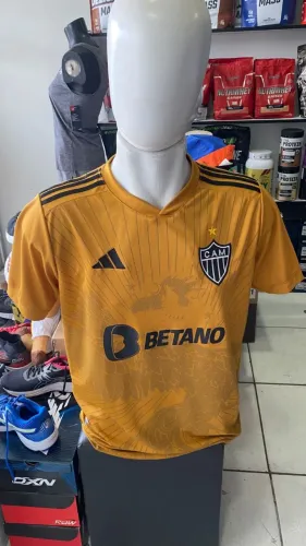 Camisa de time Atletico MG Galo Dourado