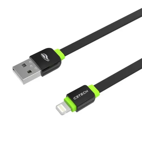 Cabo Iphone Usb-lightning 1m Cb-110bk Preto C3tech *ENTREGA GRÁTIS*