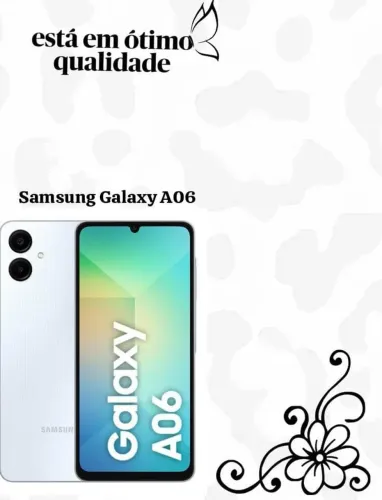 Samsung Galaxy a06 só a película q quebrou não danificou a tela e nem nd!