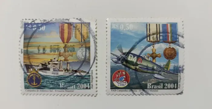 Selo postal - Série II Guerra Mundial