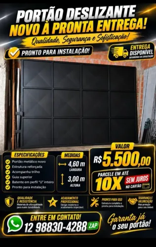 Portão comercial