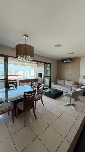 Apart. Goiabeiras- Tower- 125m²-Mobiliada/Lavabo-3 Quartos-Sd 3Suites- Duque de Caxias Cui