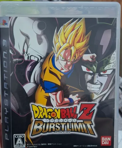 Dragon Ball Z BurstLimit Ps3 (Japones) com manual.