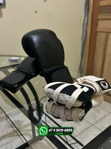 Kit Luva de Boxe Adidas