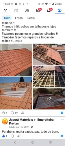 Telhadista orçamento gratuito 