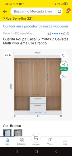 Quarto de bebê completo em MDF