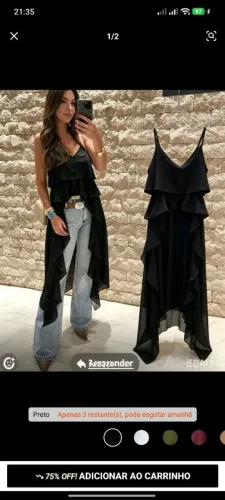 Blusa tunica