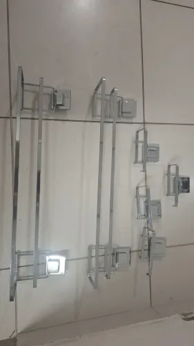 Kit de acessórios para banheiro cromado- ótimo estado