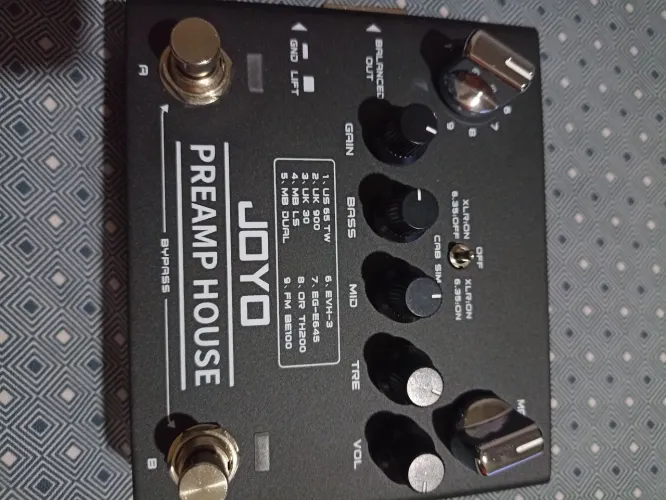 Joyo pré amp house usado sem detalhes