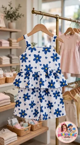 Conjunto infantil veste 4,6,8