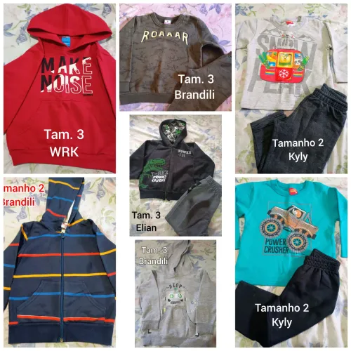Desapego de Roupas de Frio Infantil ? Tam. 2 e 3