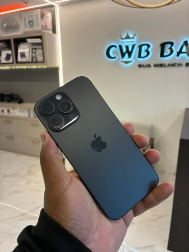 iPhone 16 Pro Max 256GB Preto 89% riscos - Loja Fisca