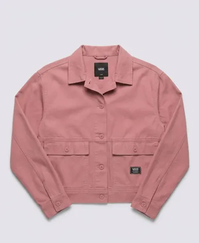 Jaqueta Vans Feminina Sarja Rosa