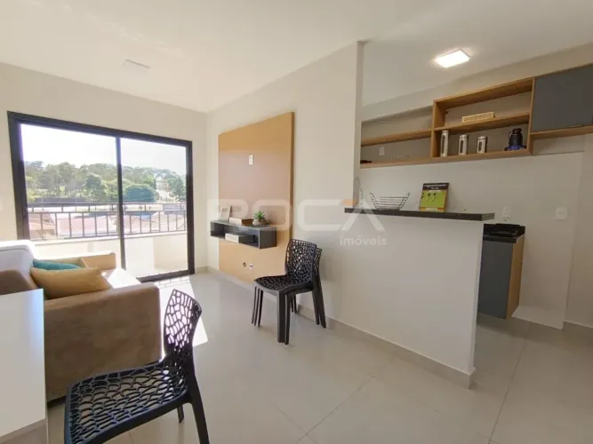 Apartamento Mobiliado para Alugar com 1 quarto no Monte Alegre, em Ribeirão Preto.