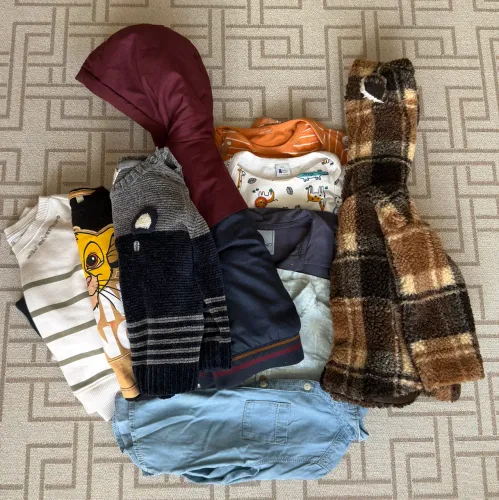 Lote roupas menino 6-12 meses Zara, Disney, Teddy Boom
