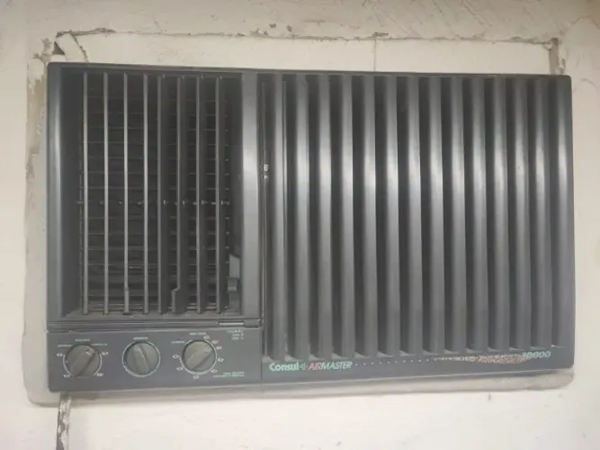 Ar-condicionado Consul Air Master 10.000 Btus de gaveta janela silencioso + caixa externa