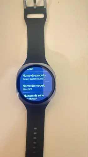 Samsung Galaxy Watch 8 40mm (SM-L320) Graphite - Estado de Zero (1 mês de uso)