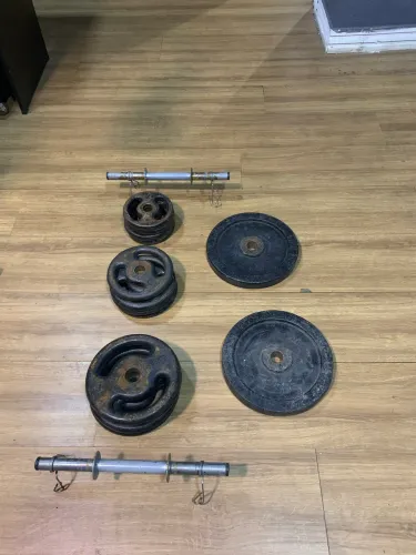 Anilhas de ferro total de 60 kilos