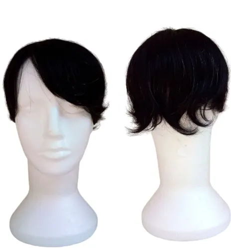 Prótese capilar de cabelo humano 