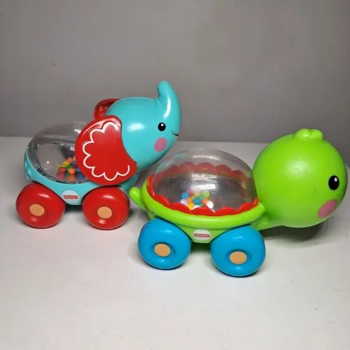 Fisher Price - Kit com 02 Carrinhos Educativos e Interativo