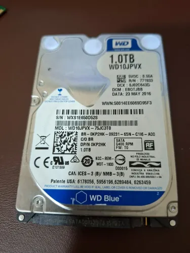Western Digital WD Blue WD10JPVX 1TB