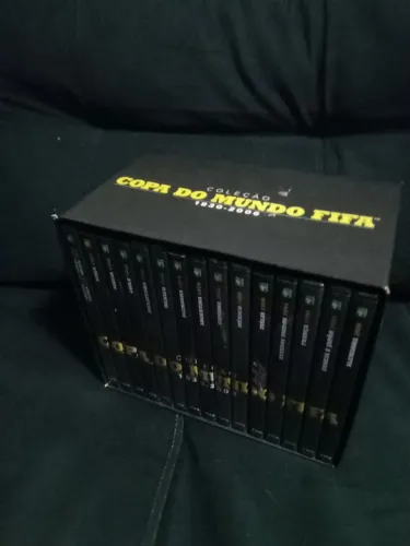 Box 15 DVDs novos Coleção Copa do Mundo FIFA 1930 2006 frete grátis