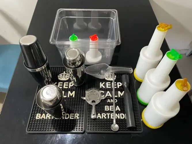 Kit completo de bartender profissional