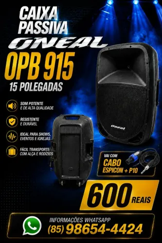 Caixa passiva oneal 15 polegadas