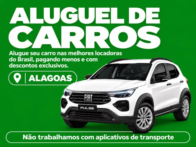 Aluguel de carros - Temos as melhores condições