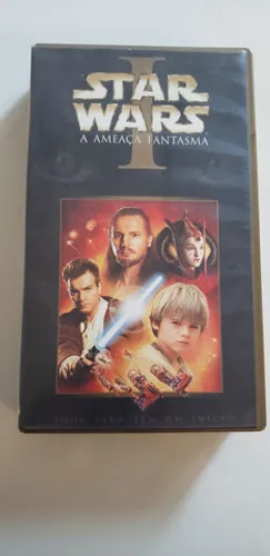 VHS STAR WARS AMEAÇA FANTASMA 