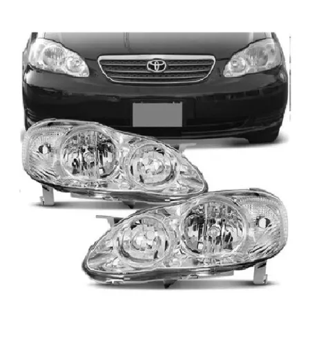 Farol Corolla Cromado Ano:2005/2007