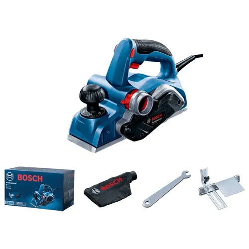 Plaina elétrica manual Bosch Professional GHO 700 82mm 220V azul