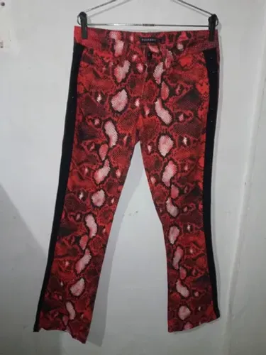 Calça feminina estampada le lis blanc