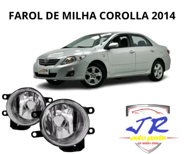 Par farol de milha corolla 2014