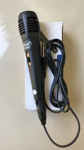 Microfone Com Fio Dinâmico Pra Evento P10 (Novo)