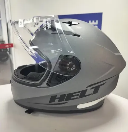 Capacete Helt Polar Cinza