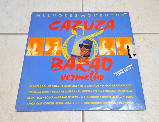LP - Disco Vinil Cazuza e Barão Vermelho Melhores Momentos