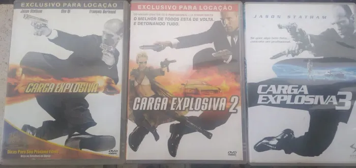 DVD Trilogia carga explosiva