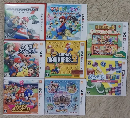 LOTE 08 JOGOS JAPONESES ORIGINAIS