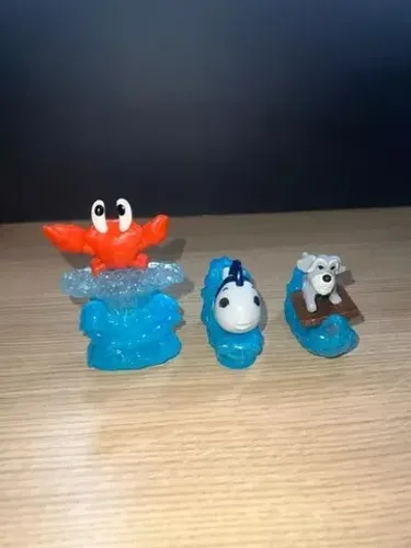 Miniaturas: Coleção Mc Donald's A Pequena Sereia Kit Com 3