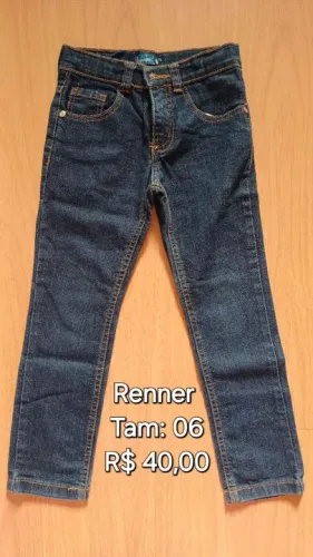 Calça Jeans Renner Infantil - Tam. 06